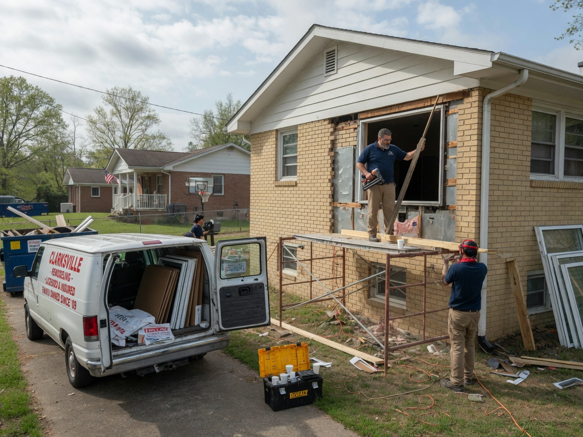 residential remodeling work by Go2You Construction LLC in Clarksville, Tennessee
